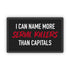 A rectangular black letter board sign with the text &