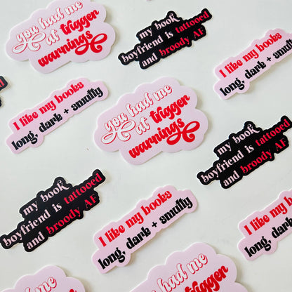Long Dark &amp; Smutty Sticker | Spicy Romance Reader Decal