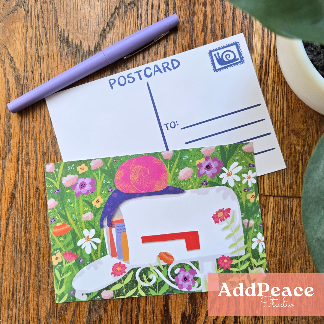 Snail Mail Illustrated Postcard Set | 12 Bookish &amp; Whimsical Postcards