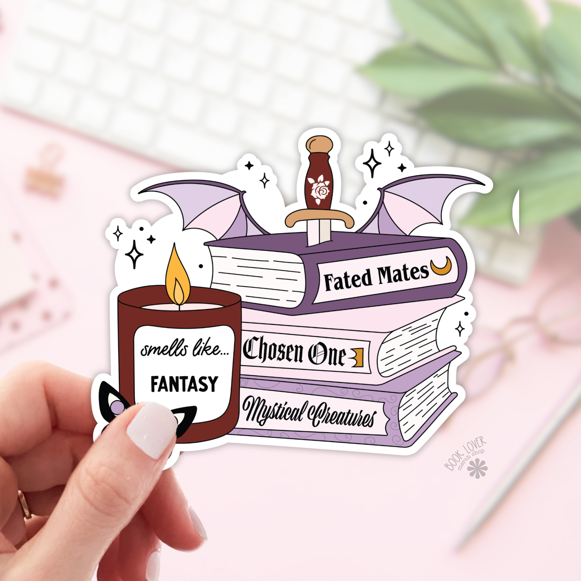 Smells Like Fantasy Sticker | Fantasy Reader Gift