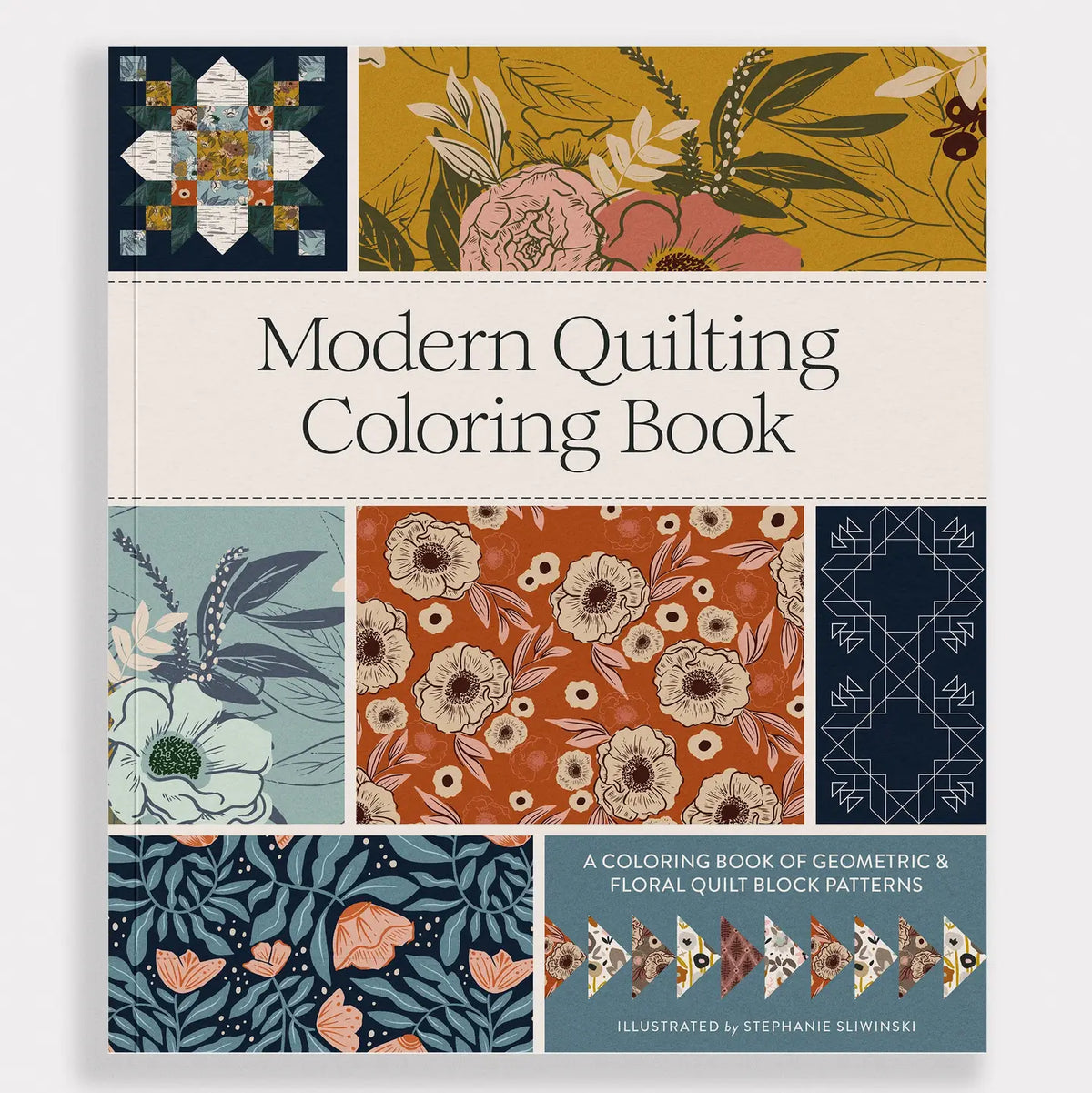 Modern Quilting Coloring Book