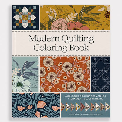 Modern Quilting Coloring Book