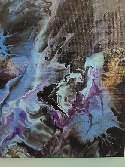 Abstract Fluid Art 12 in x 12 in