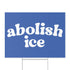 Blue sign with &