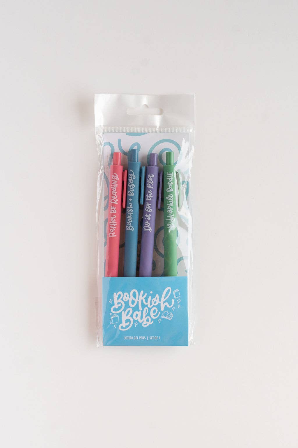 Packaged set of colorful markers with &