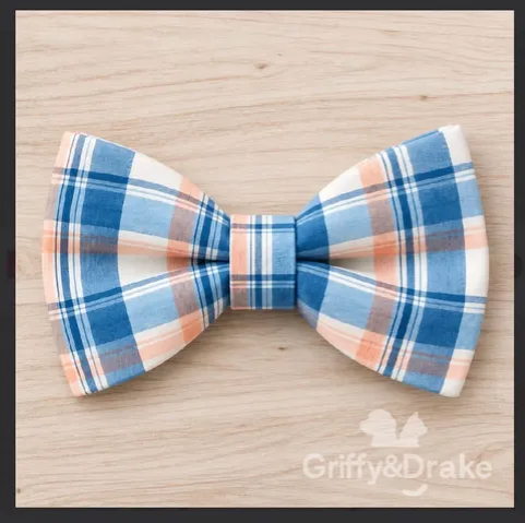 Blueberry Blossoms Bow Tie