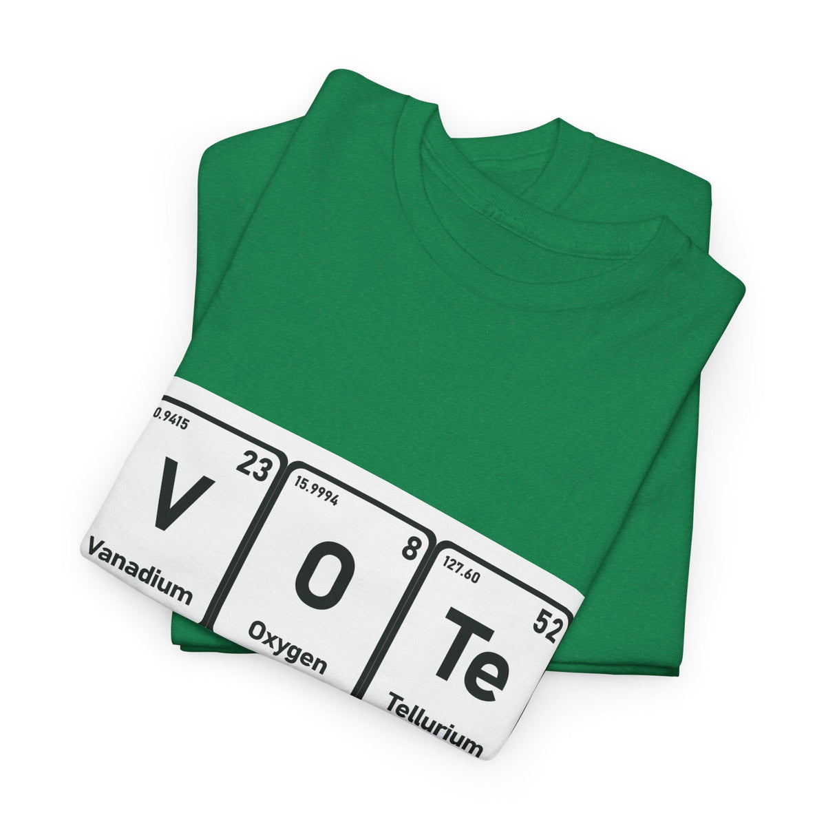 Vote T-Shirt – "The Element of Change" Periodic Table Design