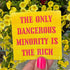 Yellow sign with pink text &