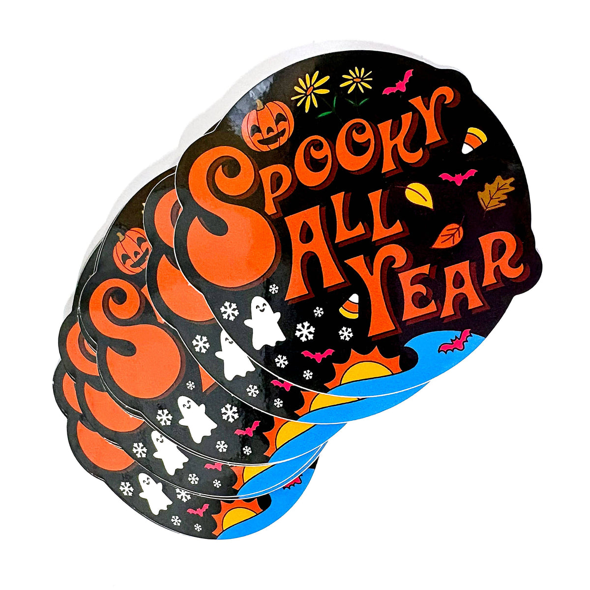 Spooky All Year Sticker | Halloween Vinyl Sticker