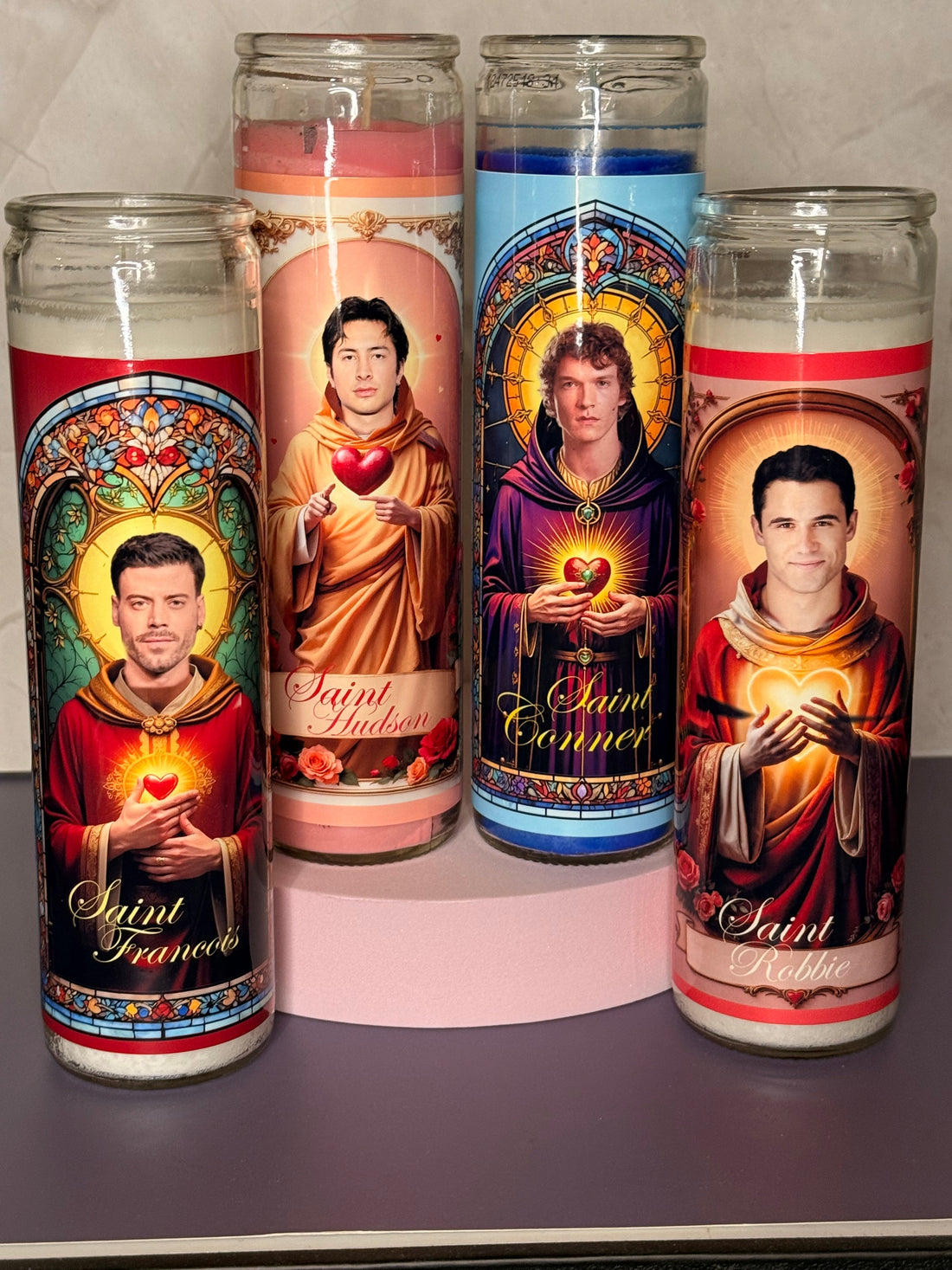 Heated Rivalry Prayer Candles