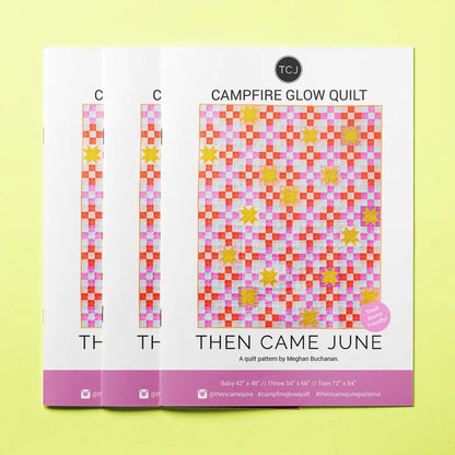 Campfire Glow Quilt Pattern - Printed