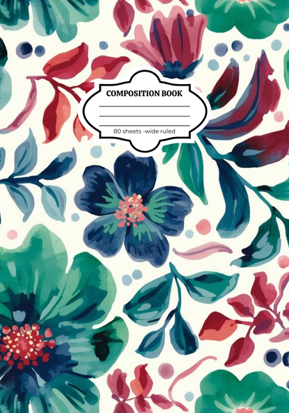 Large Notebook 7.5" × 9.75" | Back to School Notebook | Bossy Scribes