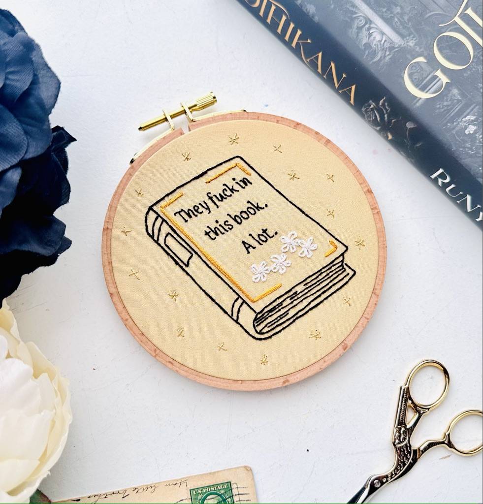 They fuck in this book // PDF Pattern Download 5” hoop