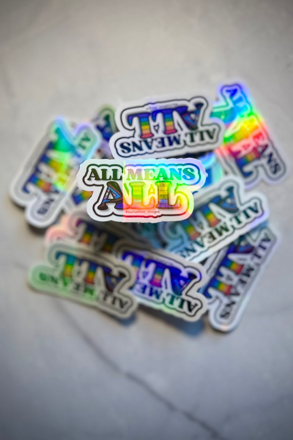 Holographic Stickers