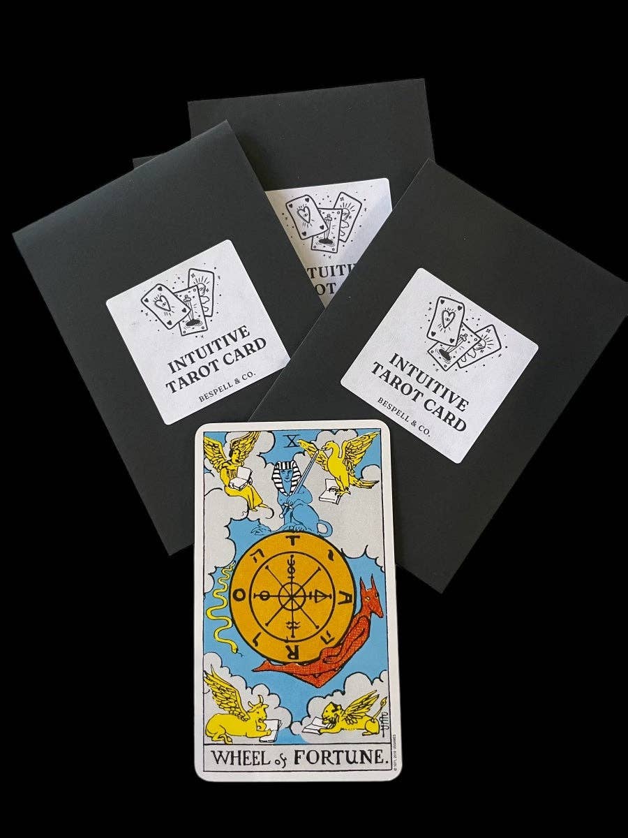 Tarot card with &