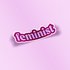 Sticker with &
