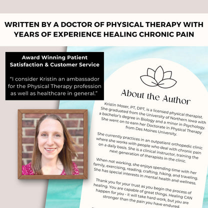Chronic Pain Recovery Kit | Workbook, Affirmations, Planner (Digital Download Bundle)