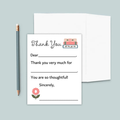 Books - Fill-in Thank You Notes - The Note House