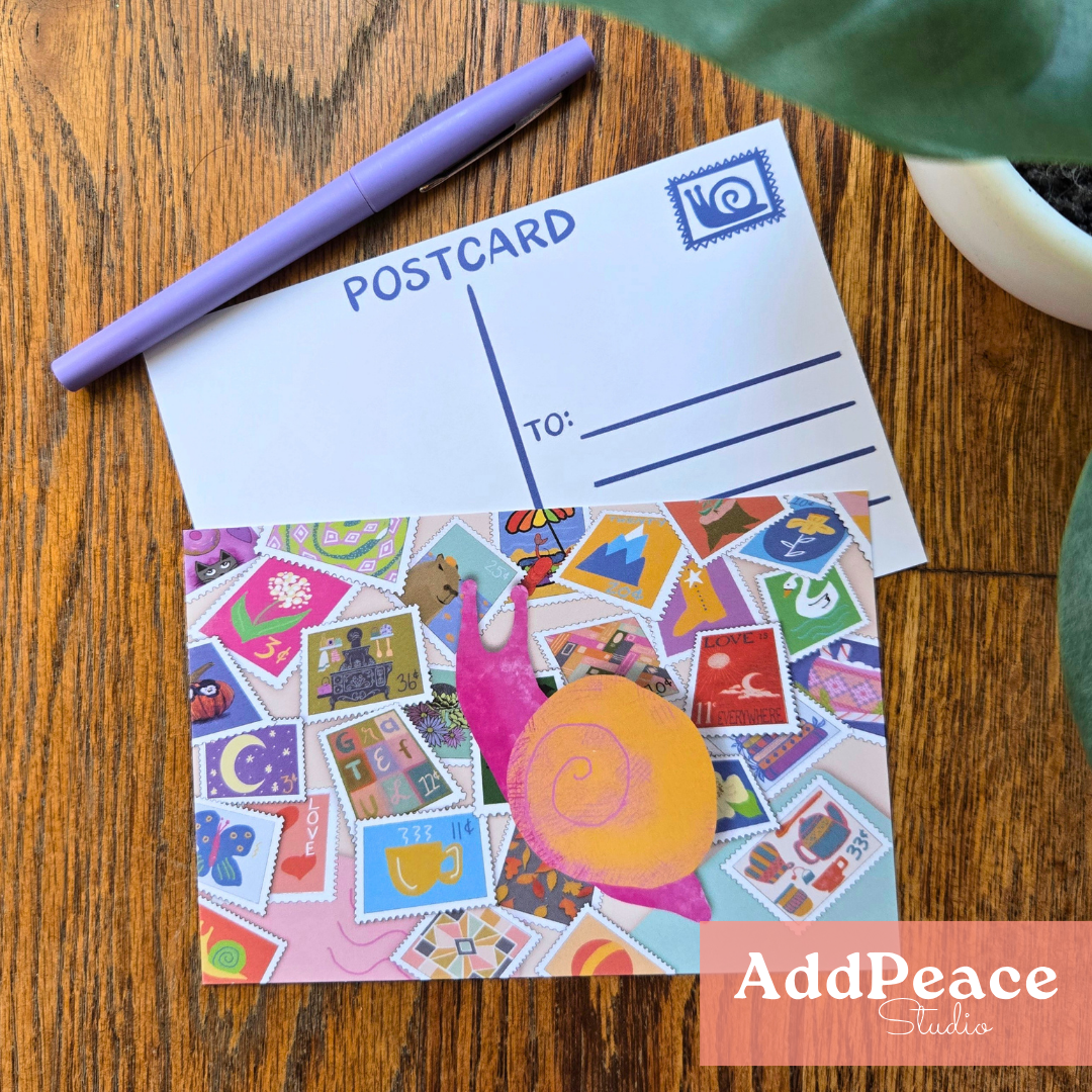 Snail Mail Illustrated Postcard Set | 12 Bookish &amp; Whimsical Postcards
