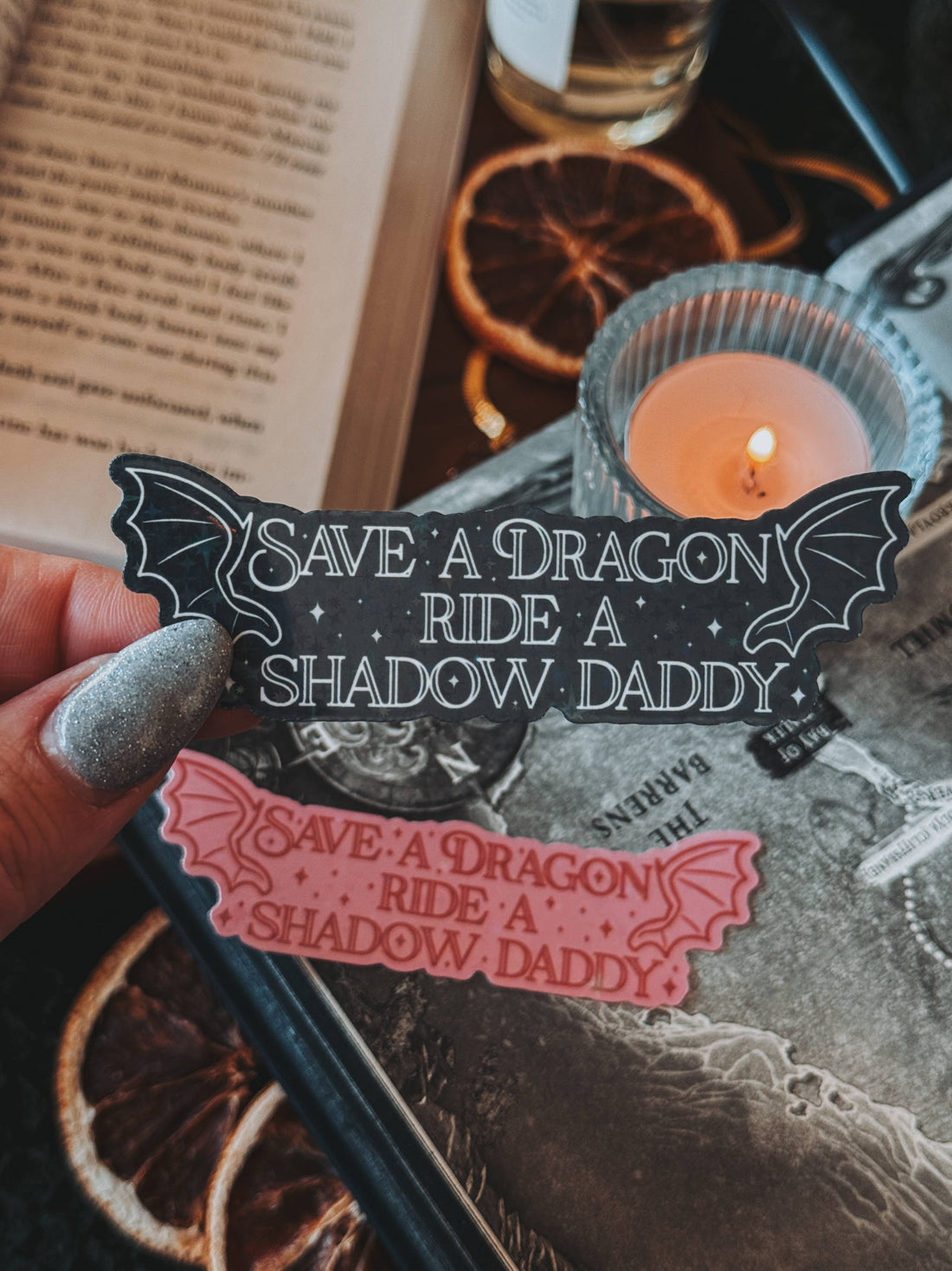 Sticker with &