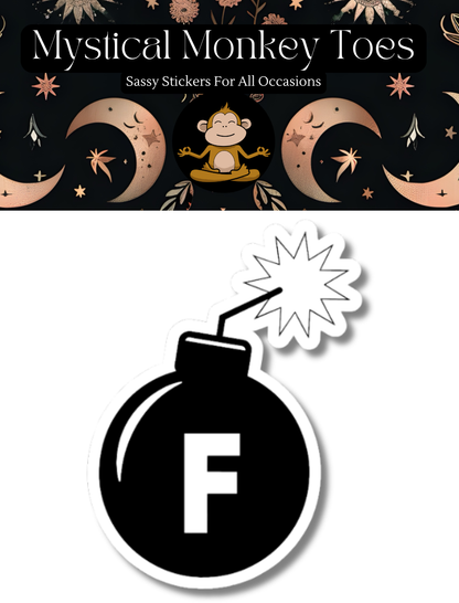 Sticker with &