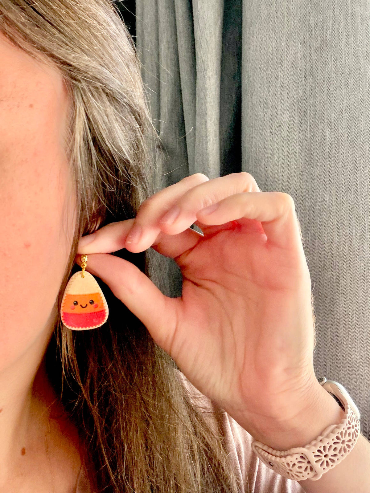 Cute Halloween Earrings | Candy Corn, Frankenstein &amp; Ghost Clay Earrings