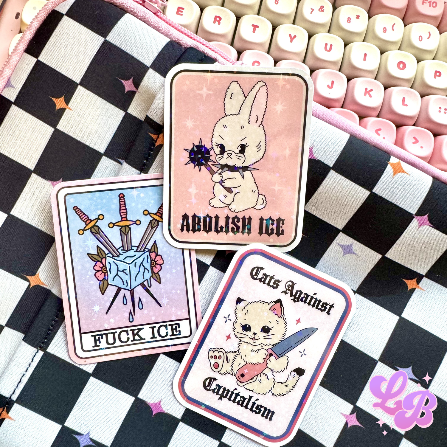 Anti-System Holographic Sticker Bundle