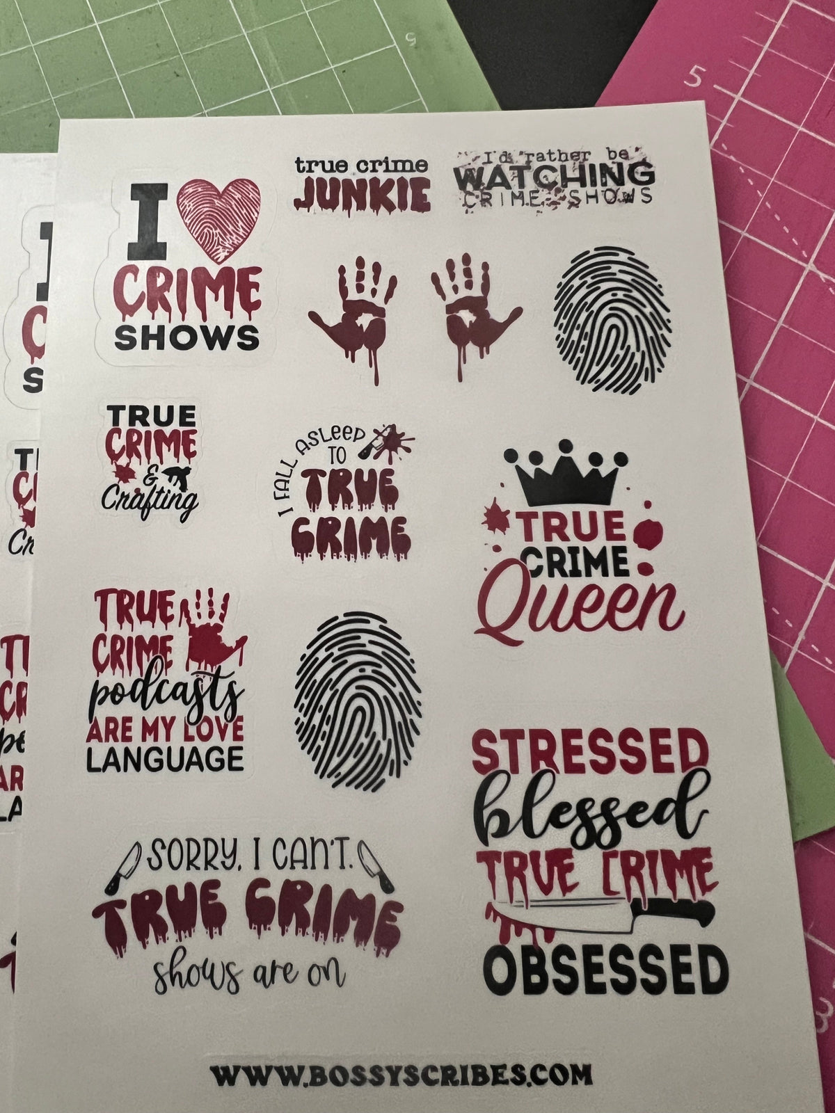 Sticker Sheets | Journaling &amp; Planner Stickers  | Bossy Scribes