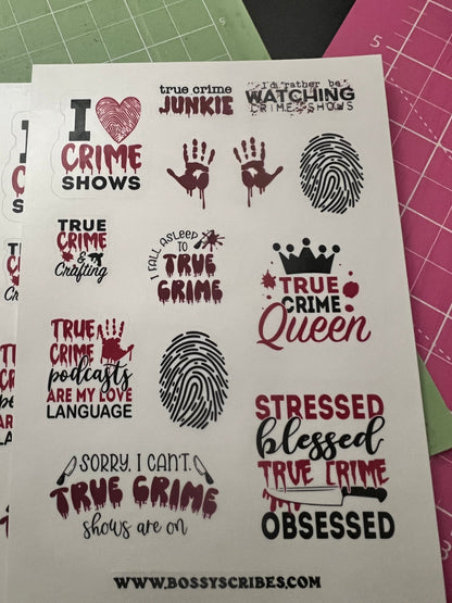 Sticker Sheets | Journaling &amp; Planner Stickers  | Bossy Scribes