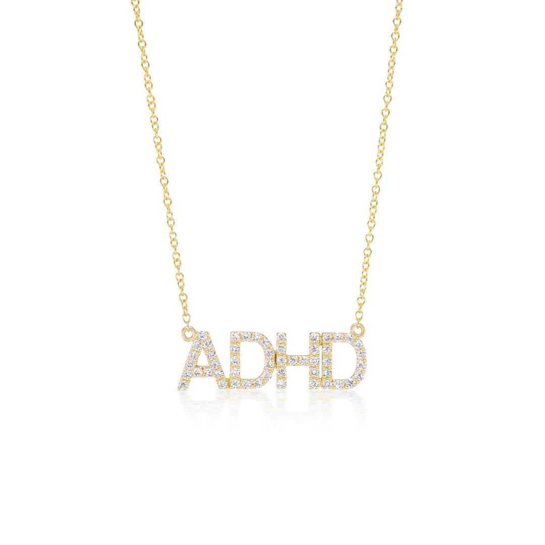 "ADHD" Diamond Nameplate