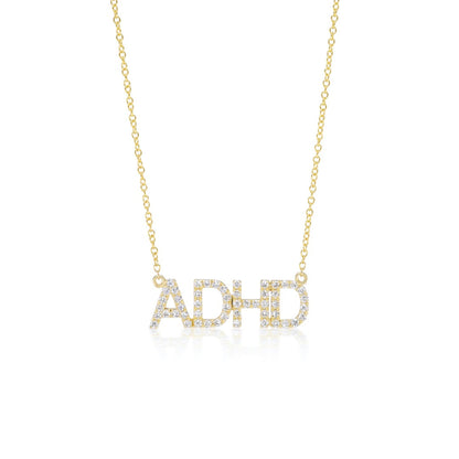 "ADHD" Diamond Nameplate