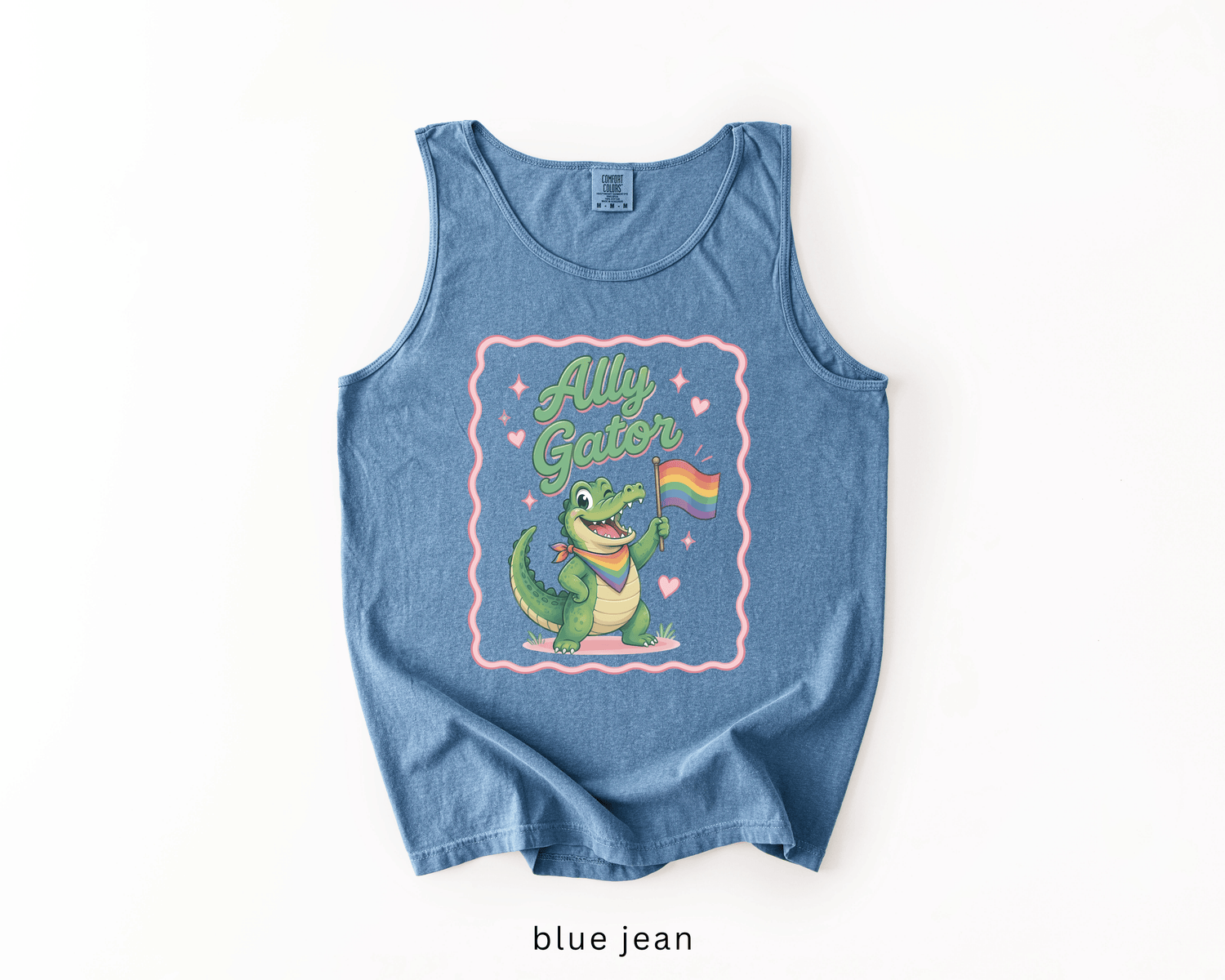 Ally Gator LGBTQ Tank Top | Pride Ally Graphic Tank