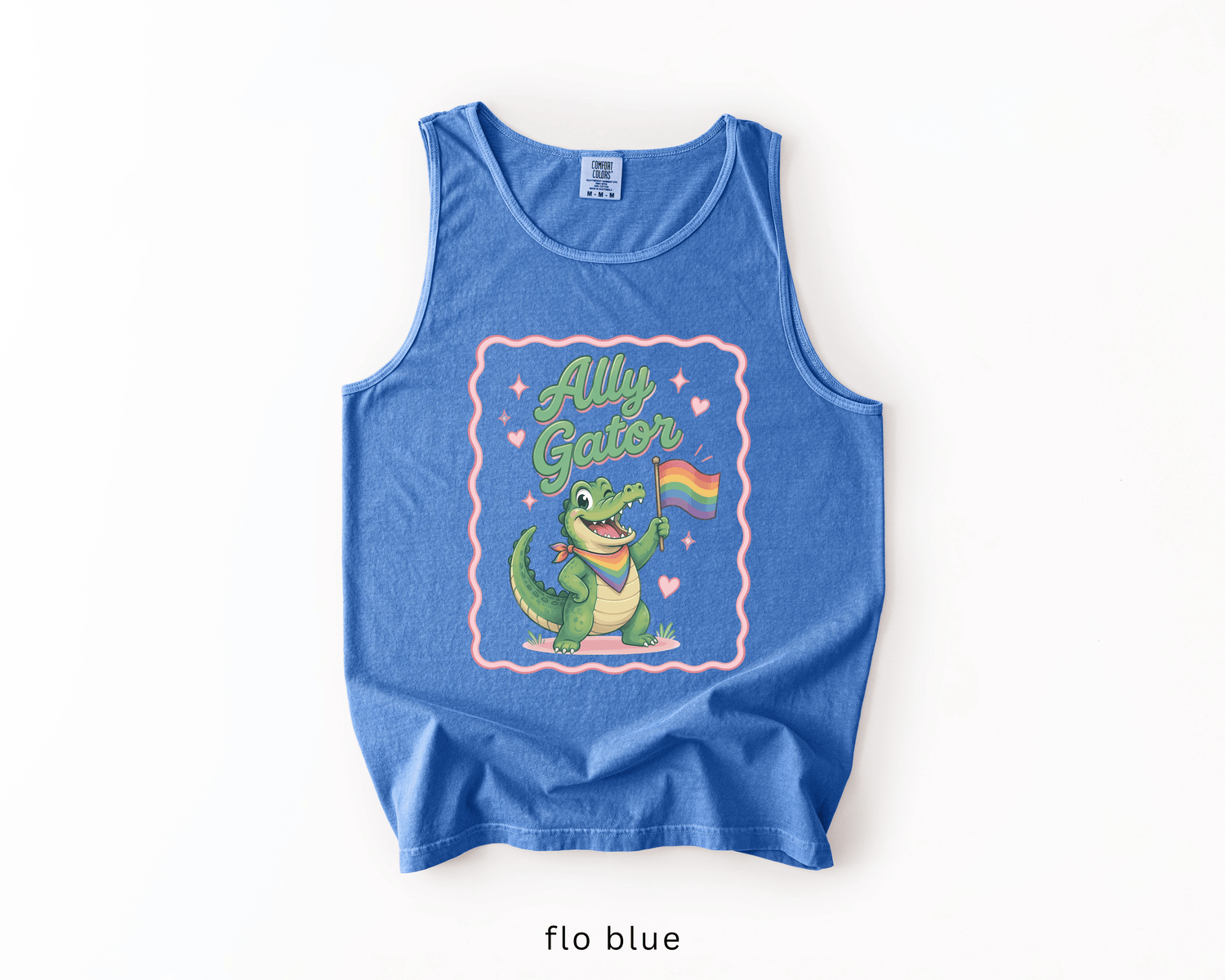 Ally Gator LGBTQ Tank Top | Pride Ally Graphic Tank