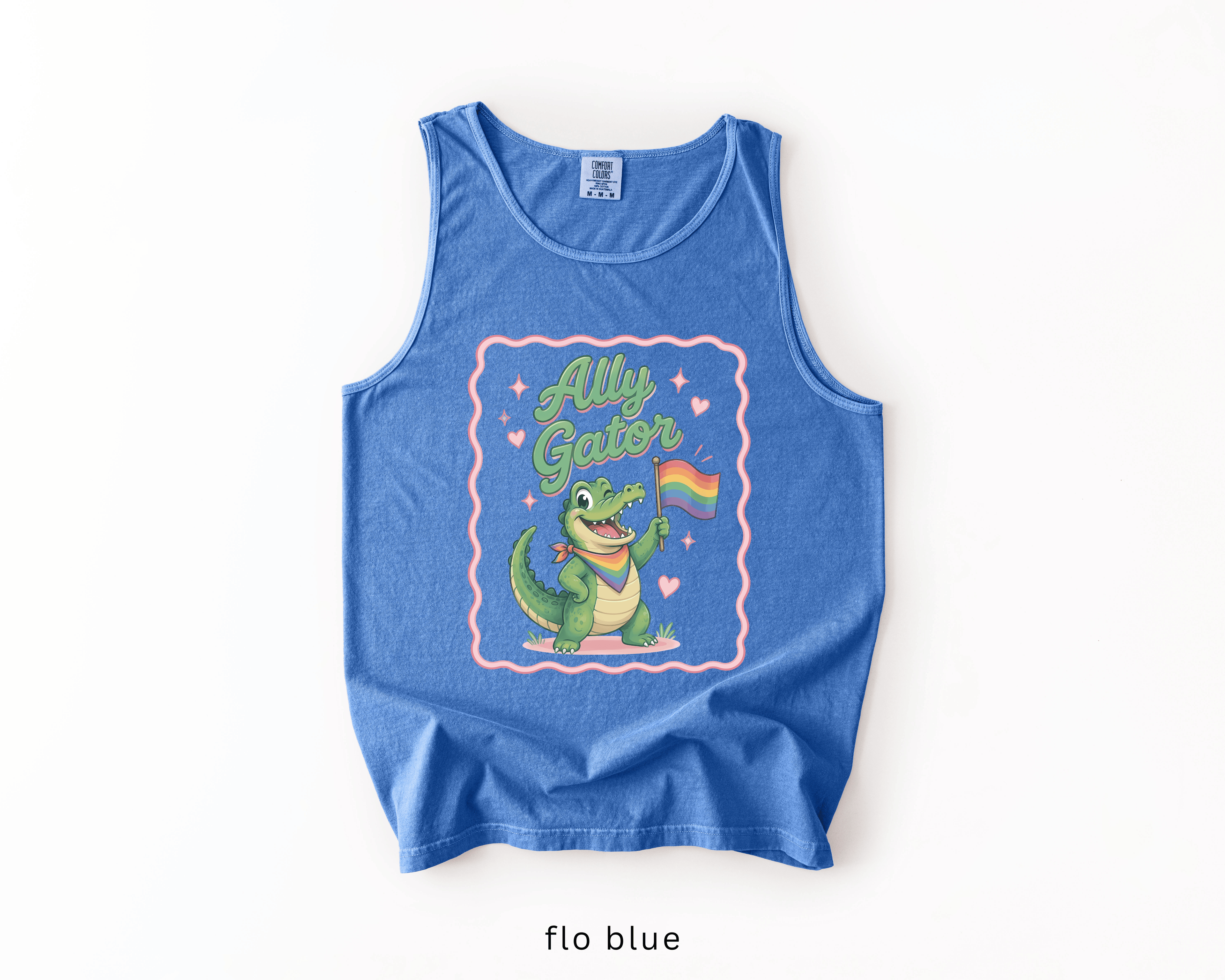 Ally Gator LGBTQ Tank Top | Pride Ally Graphic Tank