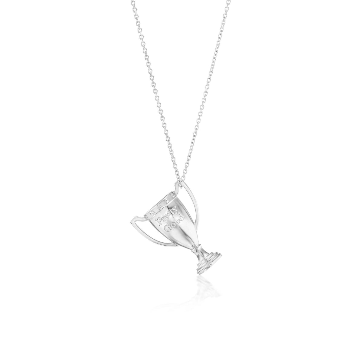Small Silver Trophy Pendant