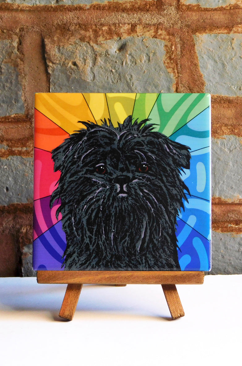 Affenpinscher Ceramic Art Tile
