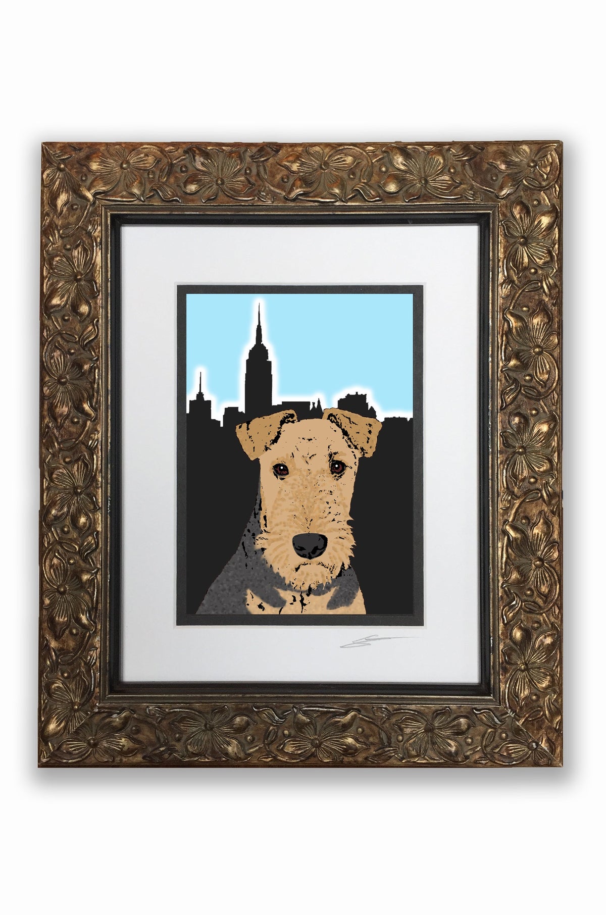 Airedale Pupart Portrait