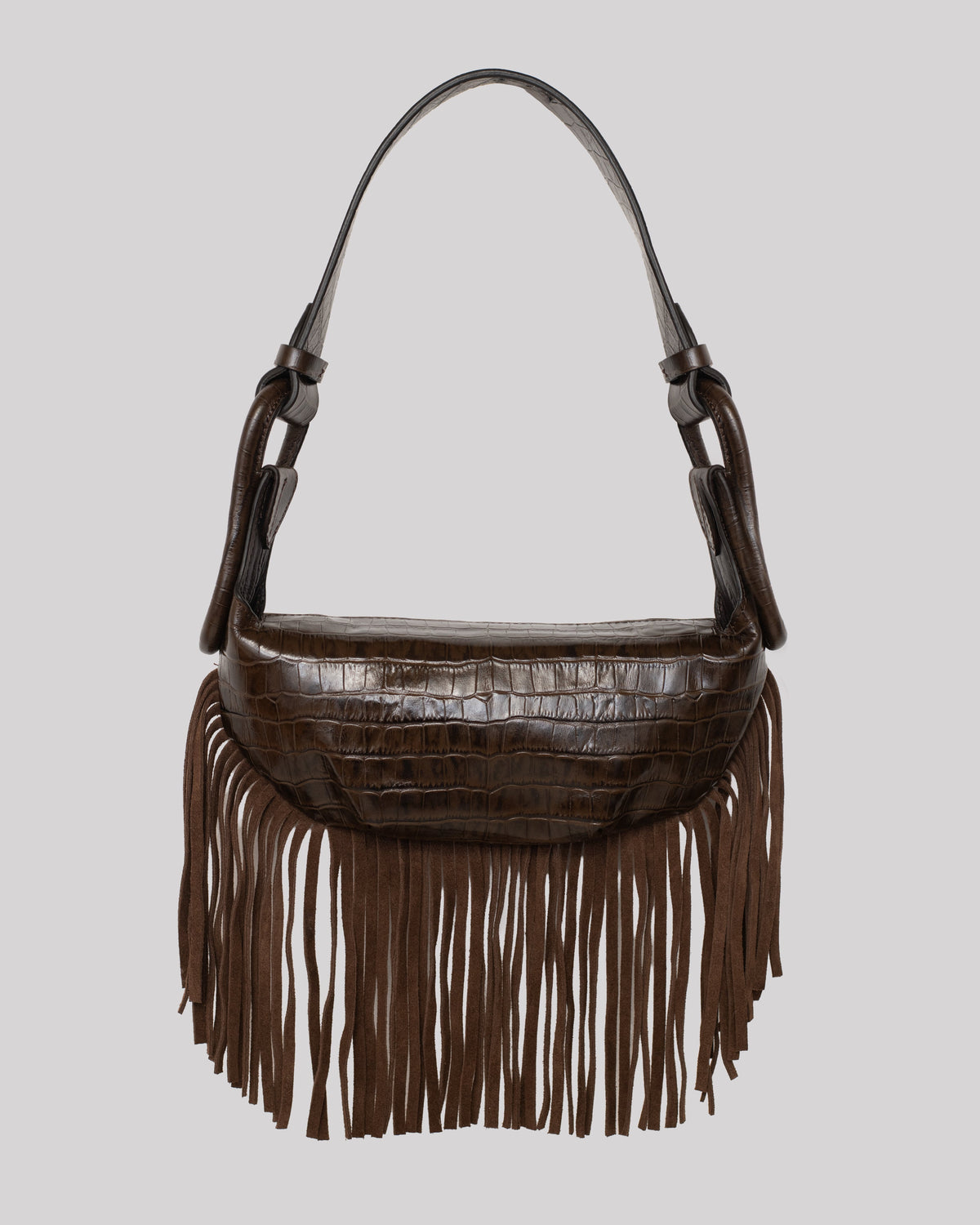 Ethically handmade brown leather shoulder bag | Shop curated fair trade gifts at Petite Protea