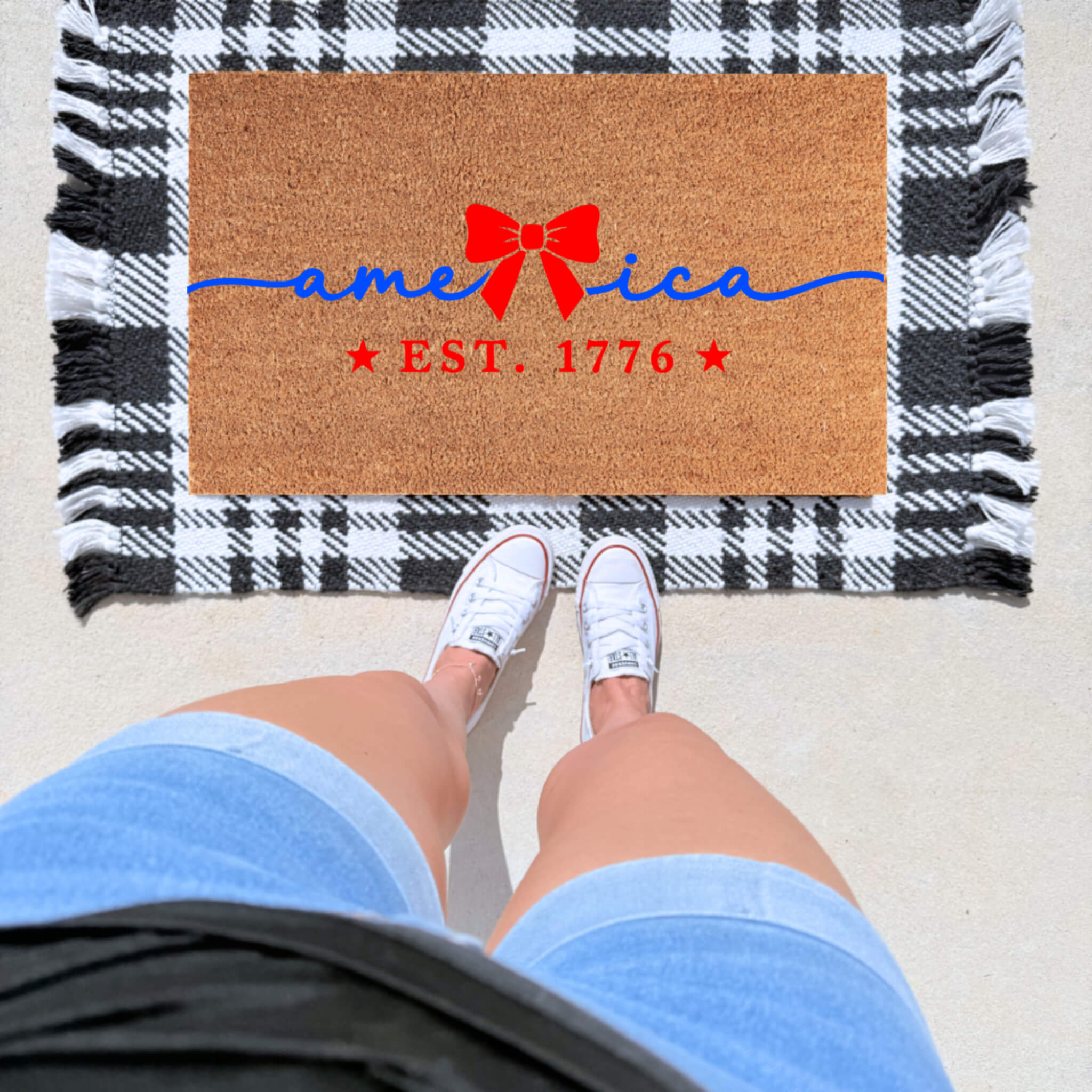 America_Est_1776_Doormat_patriotic_welcome_mat