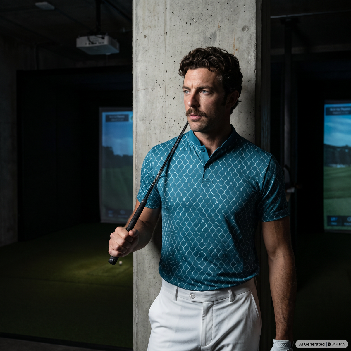 Serenity Blade Collar Golf Polo