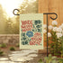 Garden flag with &