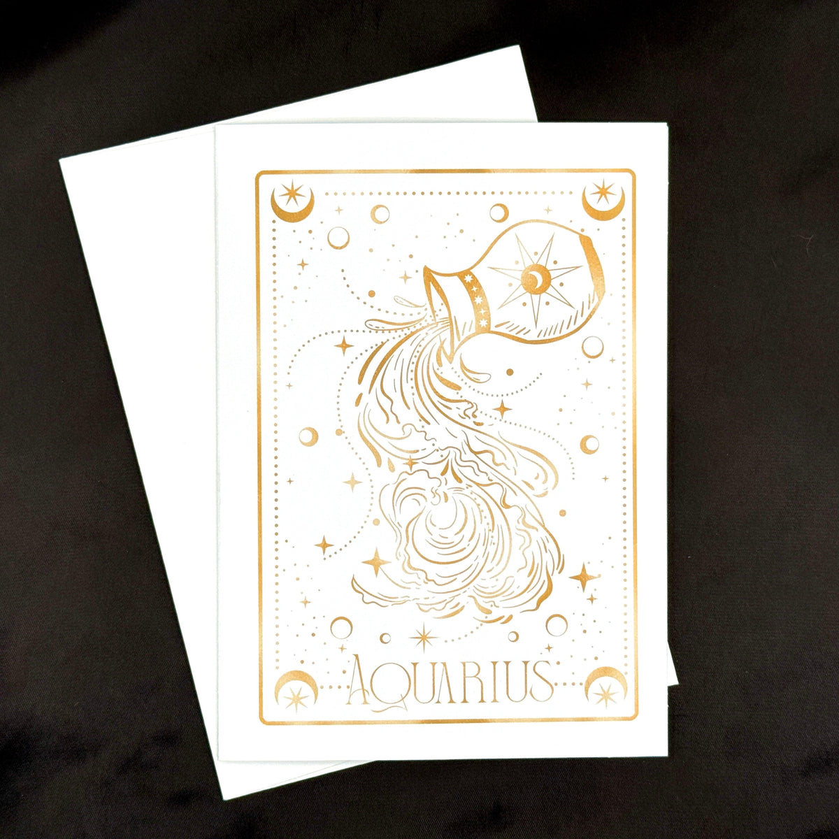 Personalized Zodiac Birthday Card 5x7