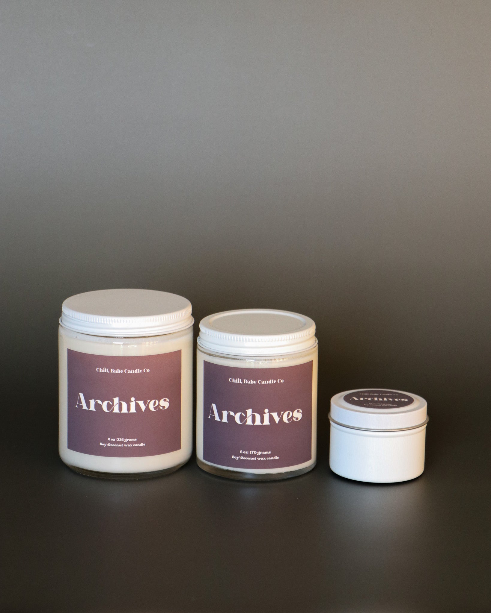 Archives Candle | Ink + Leather + sizes