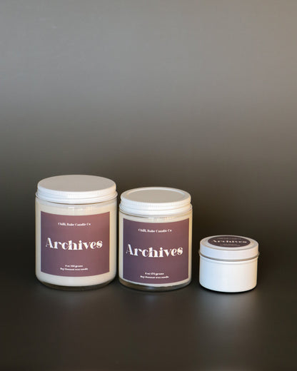 Archives Candle | Ink + Leather + sizes