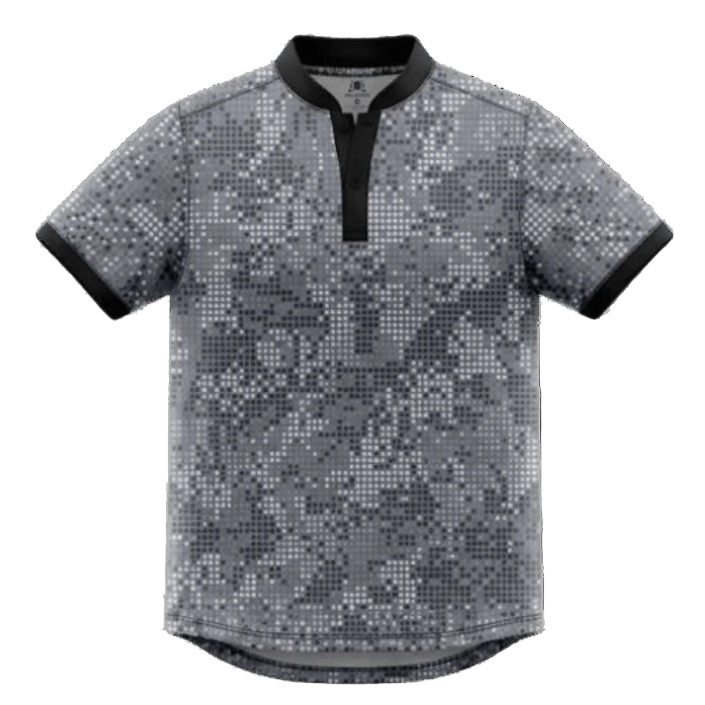 Arctic Camo Blade Collar Golf Polo - Skull &amp; Bogeys Golf Co.