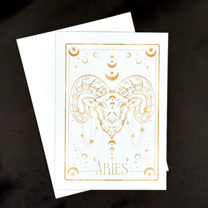 Personalized Zodiac Birthday Card 5x7