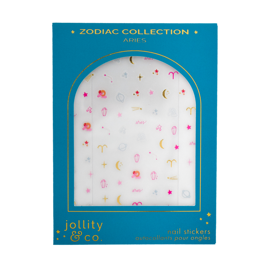 Zodiac Aries Nail Stickers, Jollity &amp; Co