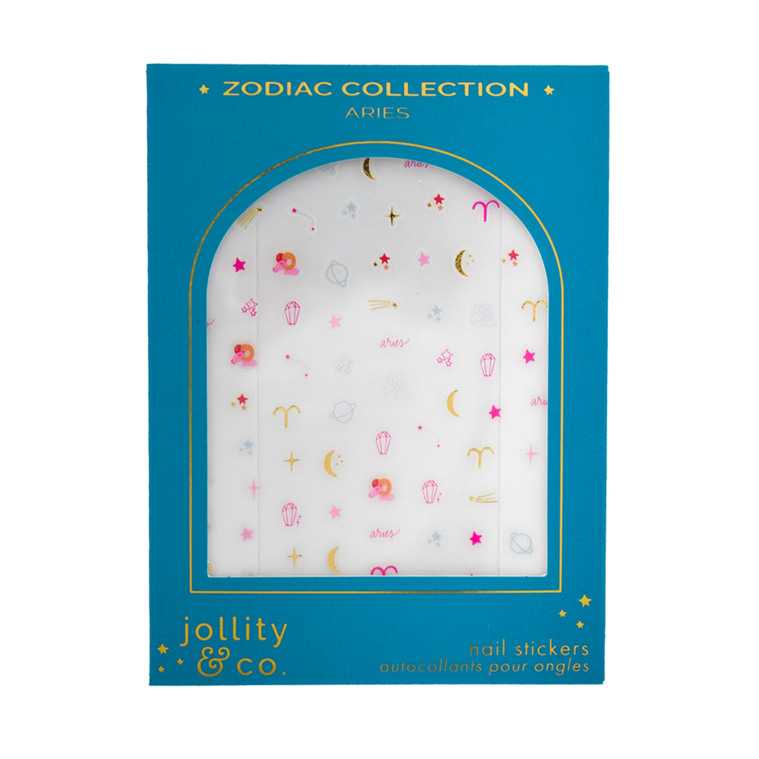 Zodiac Aries Nail Stickers, Jollity &amp; Co
