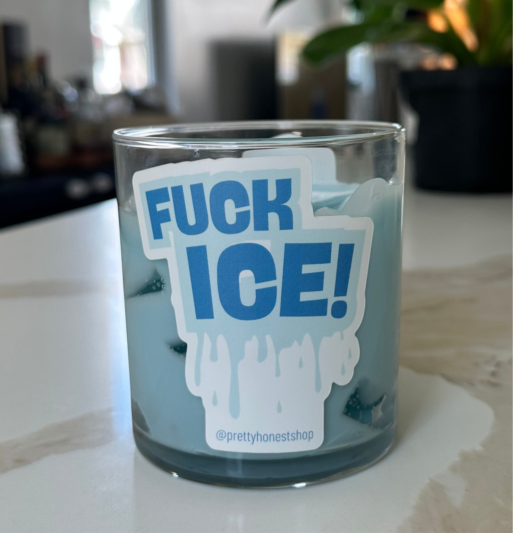 Fuck ICE Candle