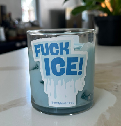 Fuck ICE Candle